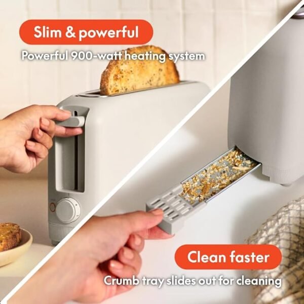 2 Slice Slim Toaster, Fits-anywhere™ Kitchenware - Image 5